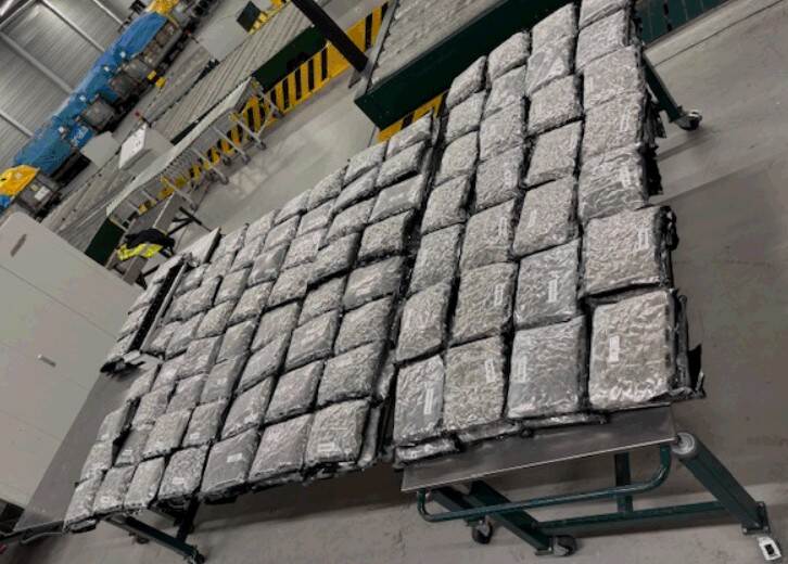 Vangst van 100 kilo marihuana